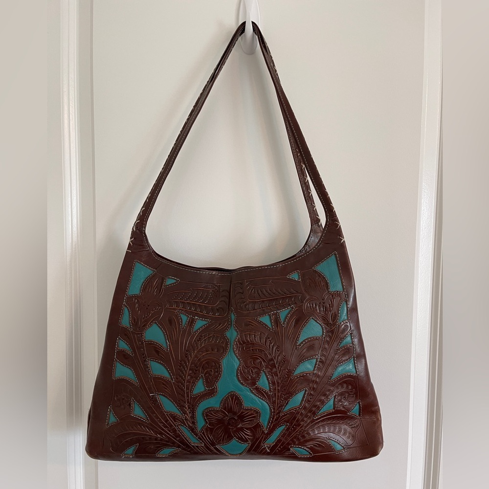 Leaders in Leather shoulder bag.